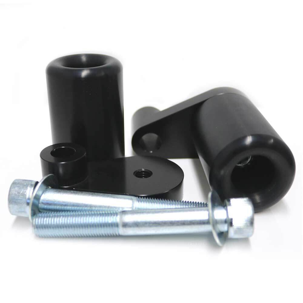 Shogun Kawasaki Ninja 500 Frame Sliders No Cut Black – Ultimate Protection for 2024 Models