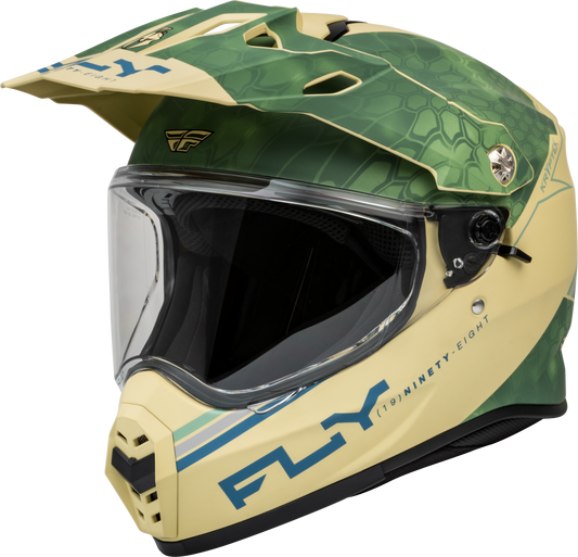 Fly Racing Trekker Kryptek Conceal Offroad Full-Face Helmet 2X-Large Matte Tan/Sage/Black