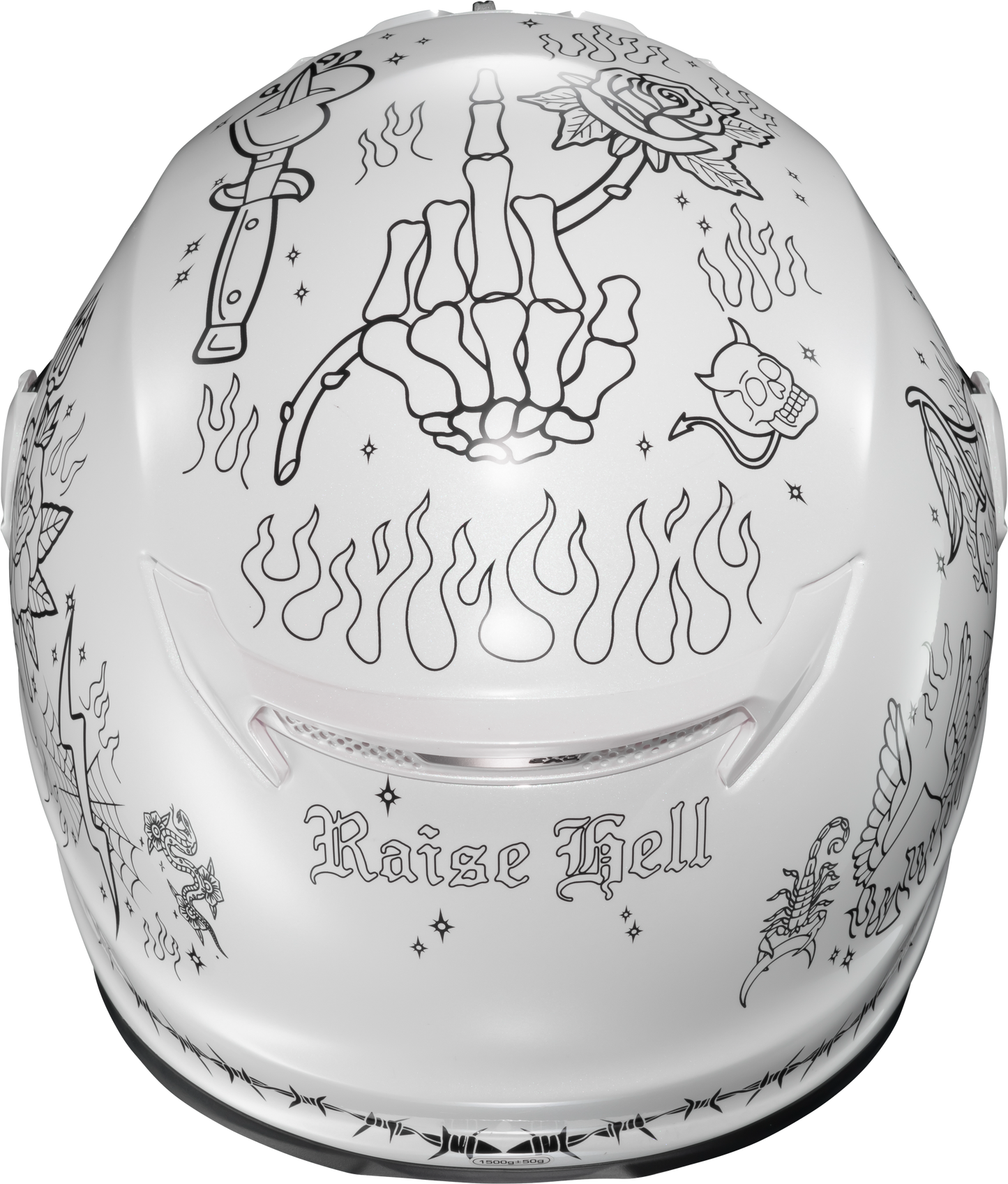 ScorpionEXO Covert FX Full Face Helmet in White, X-Small – Street Motorcycle Safety & Style
