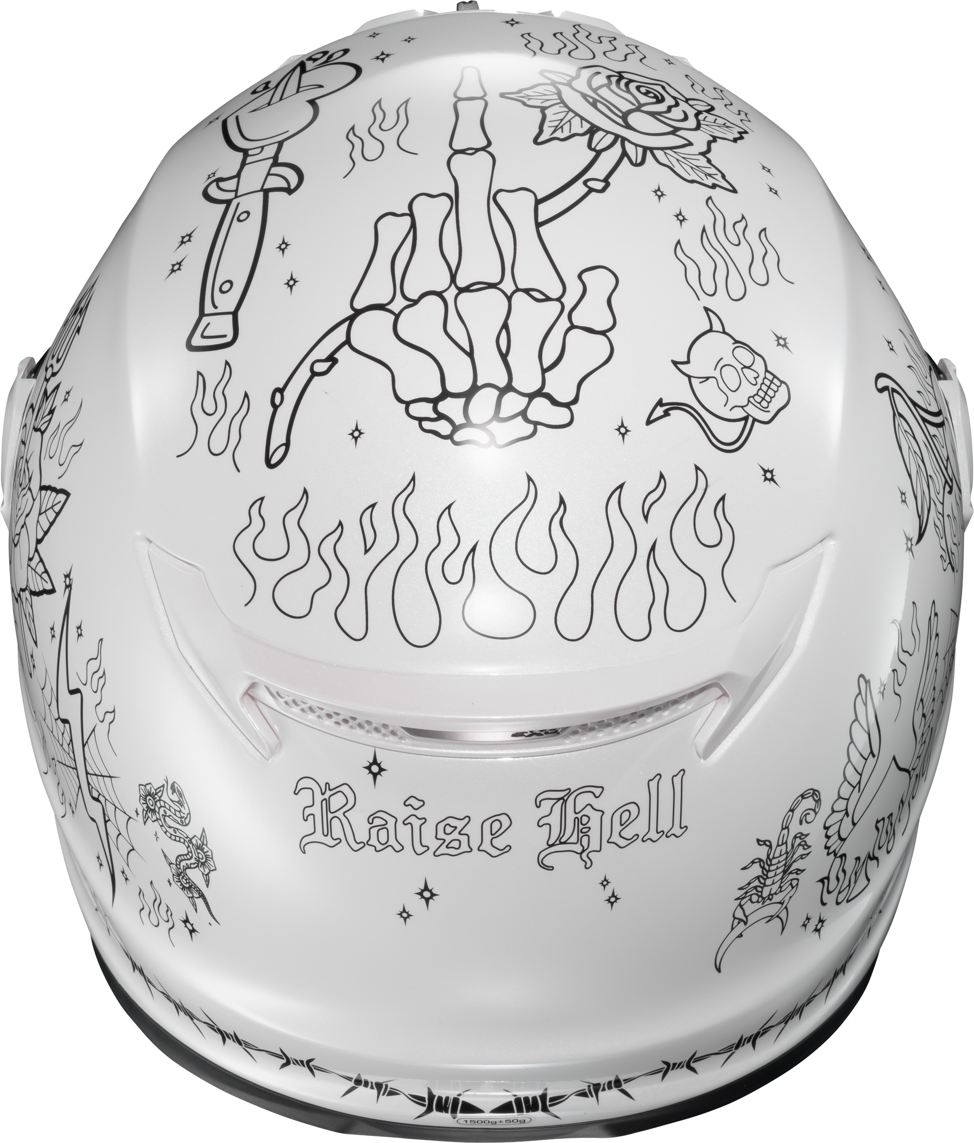 ScorpionEXO Covert FX Full-Face Helmet in White, Medium - Street Motorcycle Safety & Style