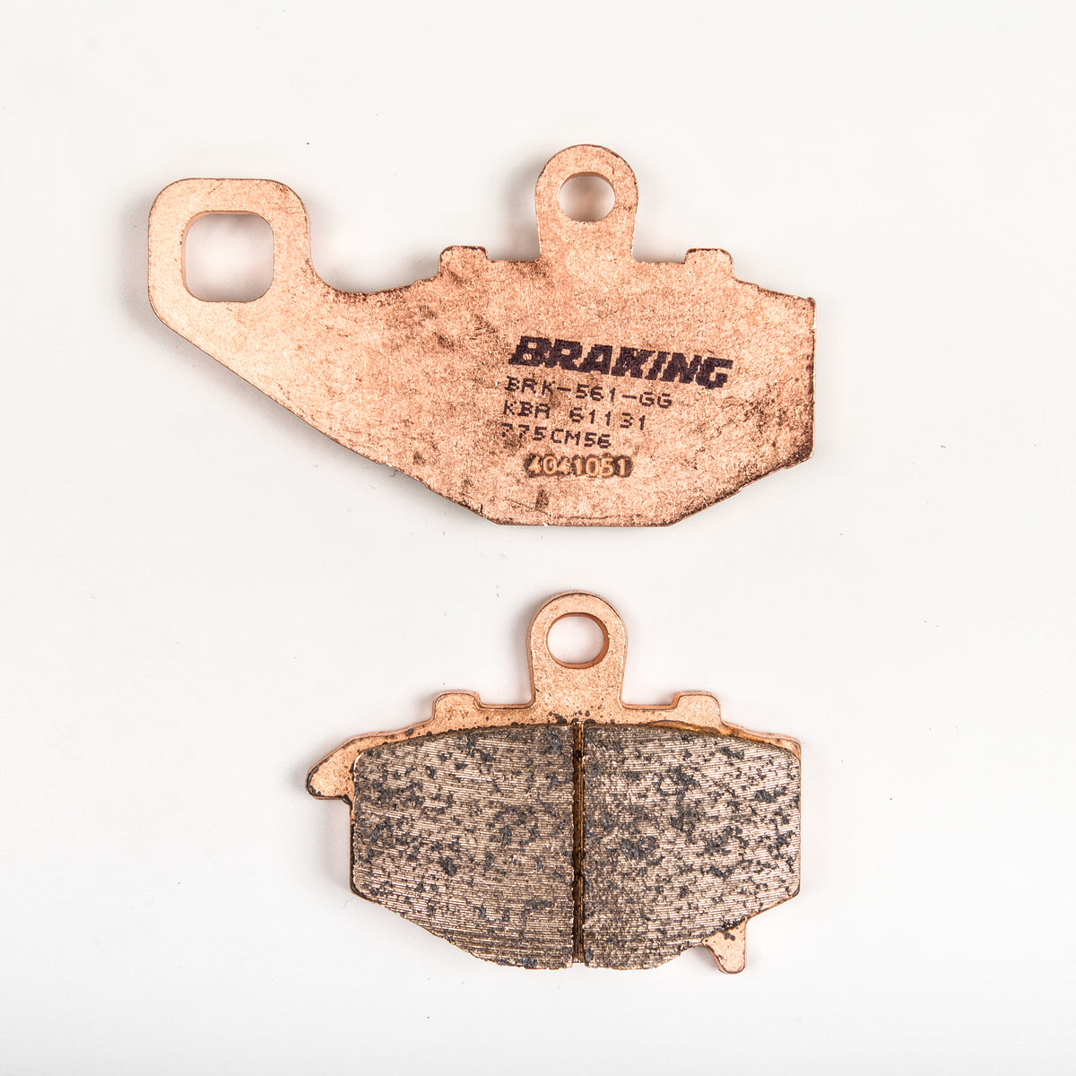BRAKING Rear Sintered Metal Brake Pad Set for Kawasaki Z750 and KLE650 Versys - Part #775CM56