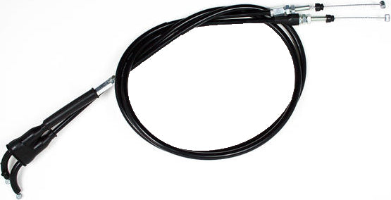 MOTION PRO Black Vinyl Throttle Push Pull Cable Set for Yamaha XT350 (1985-1994)