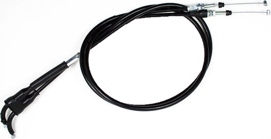 MOTION PRO Black Vinyl Throttle Push Pull Cable Set for Yamaha XT350 (1985-1994)