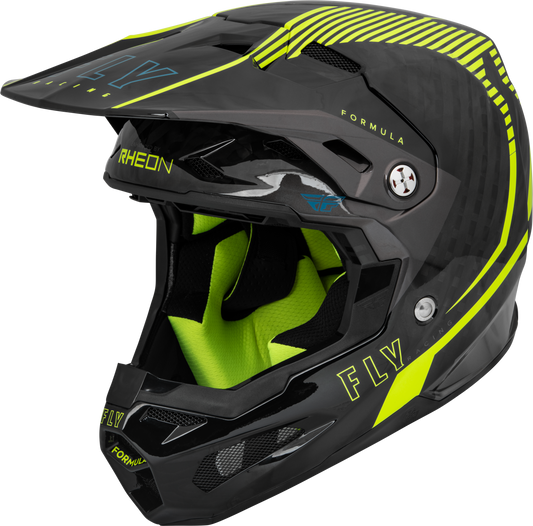 Fly Racing Formula Carbon Tracer Helmet X-Small Hi-Vis Yellow/Black