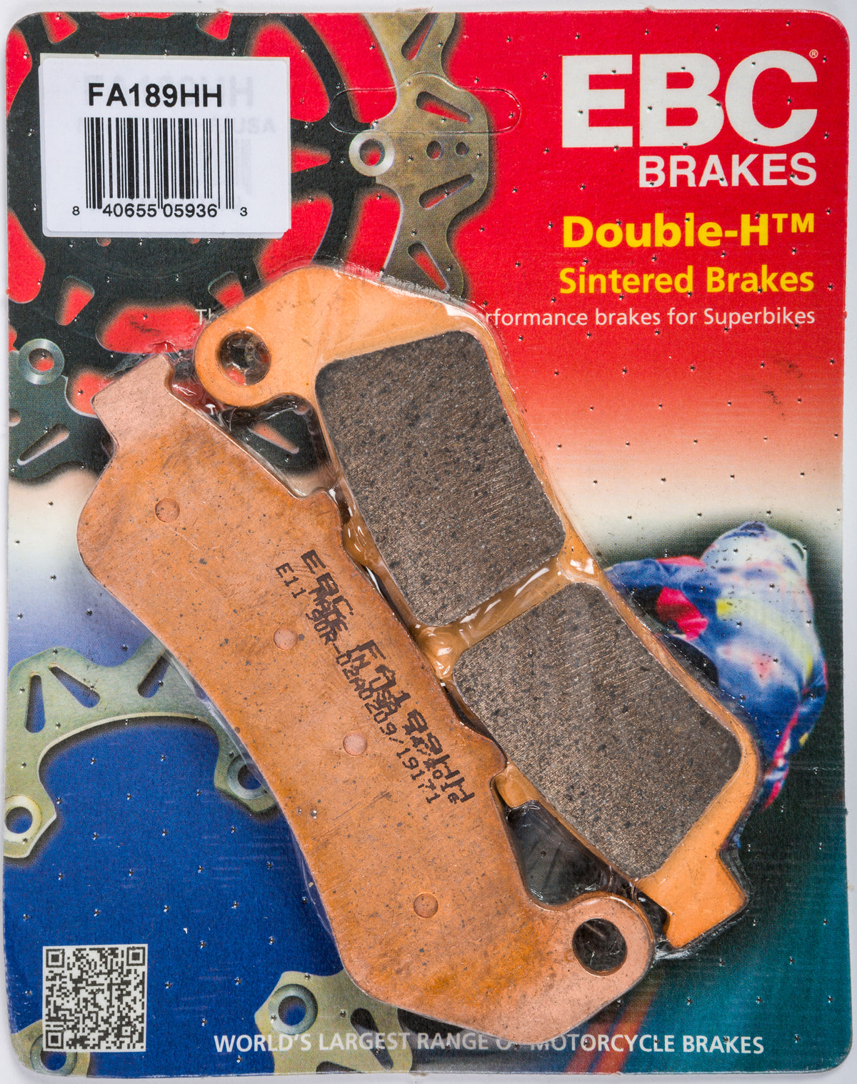 EBC FA189HH Brake Pads for Honda CBR1000F (1993-1998) – OEM Equivalent Street Performance
