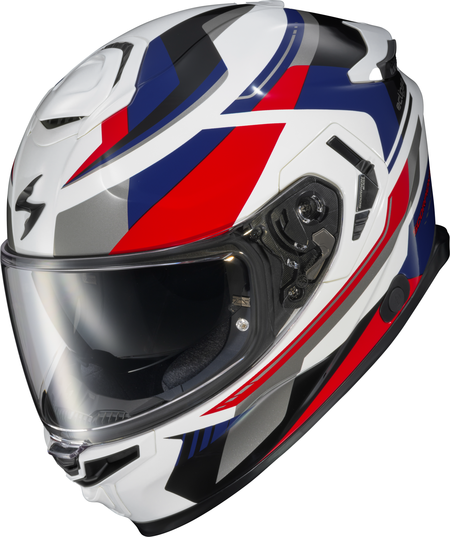 Scorpion EXO ECL-1104 Exo Eclipse Full Face Helmet – Medium, Red/Blue