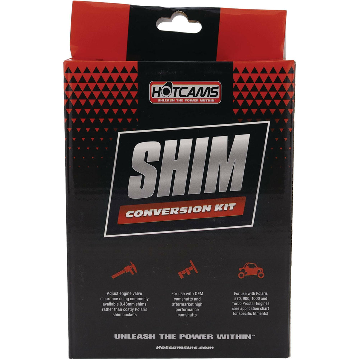 Hot Cams HC00135 Shim Conversion Kit for Polaris ATV and UTV Engines