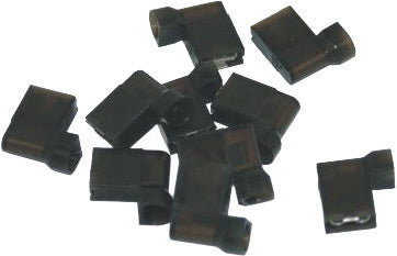 NAMZ CUSTOM CYCLE 25-inch Female Black Flag Terminal - V-Twin Electrical Wiring Connector (10 Pack)