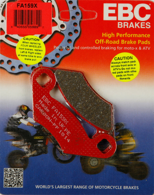 EBC FA159X Brake Pads for Polaris ATV/UTV Models - Reliable Performance