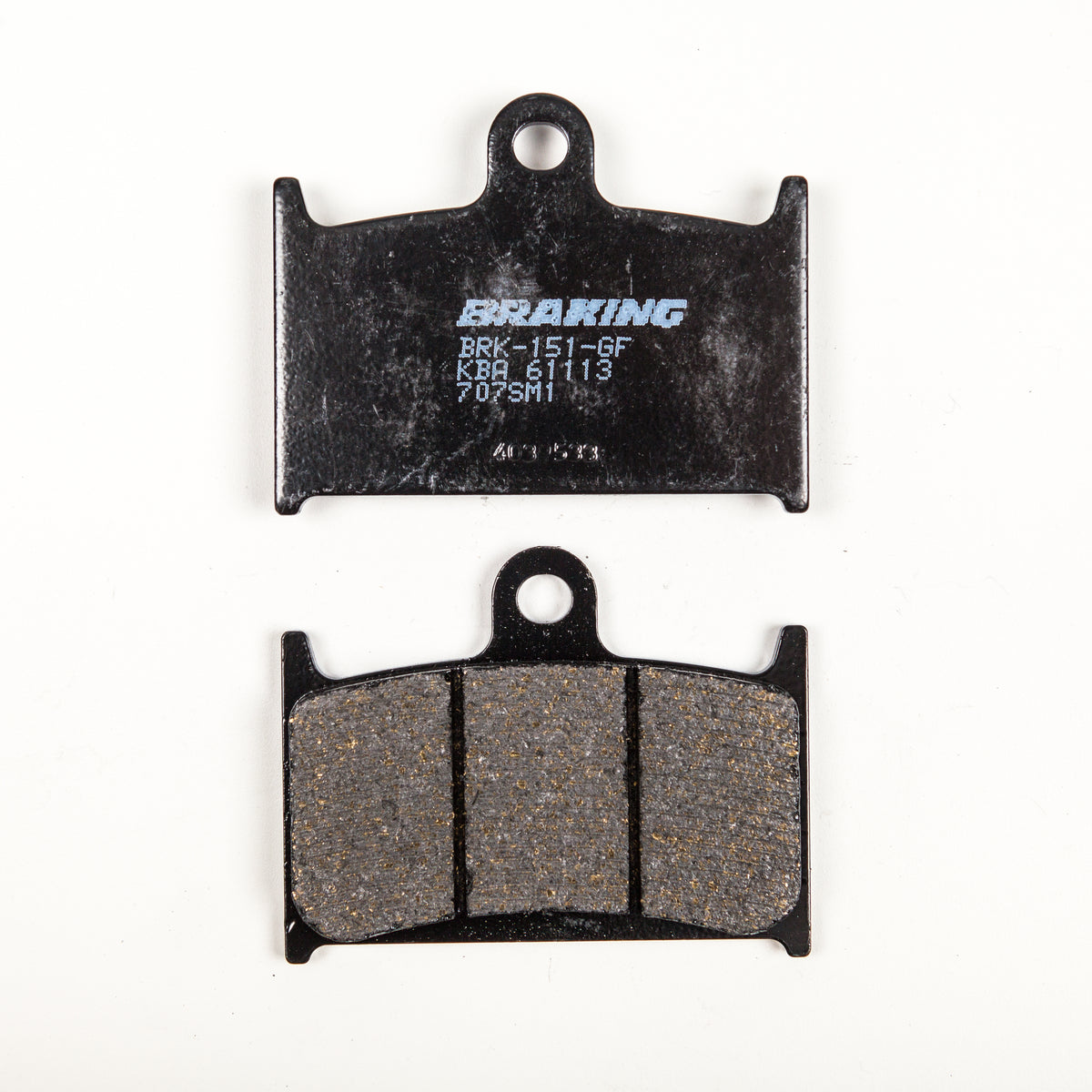 BRAKING Part Number 707SM1 Semi Metallic Brake Pad Set for Triumph Motorcycles