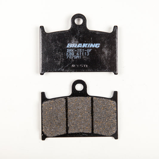 BRAKING Part Number 707SM1 Semi Metallic Brake Pad Set for Triumph Motorcycles