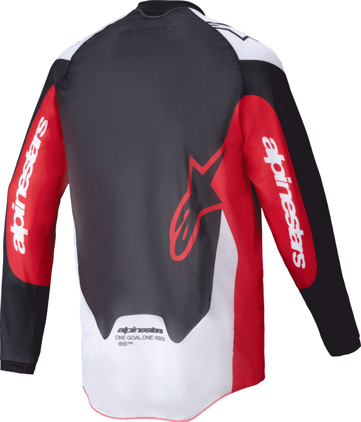 Alpinestars Pro Dura Jersey X-Large Black, Bright Red & White Offroad Motorcycle Jersey