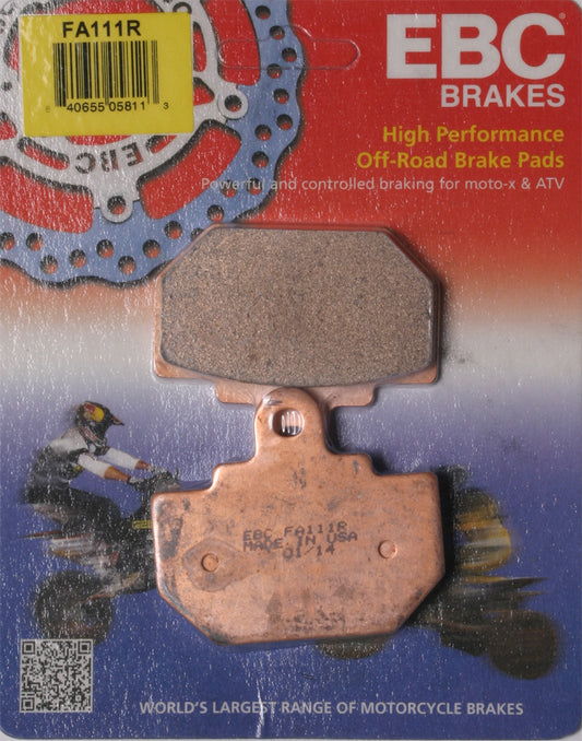 EBC Fa111R Sintered R Series Brake Pads for Honda Fl400R and Fl350R