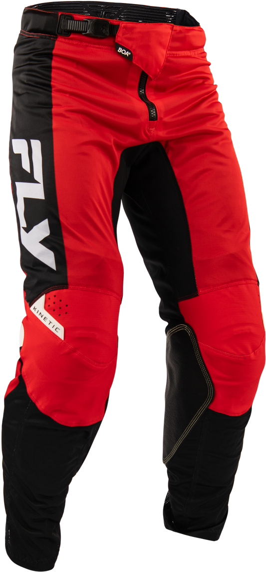 Fly Racing Kinetic Mesh Pants Men’s Offroad Riding Apparel Size 32 in Red, Black & White