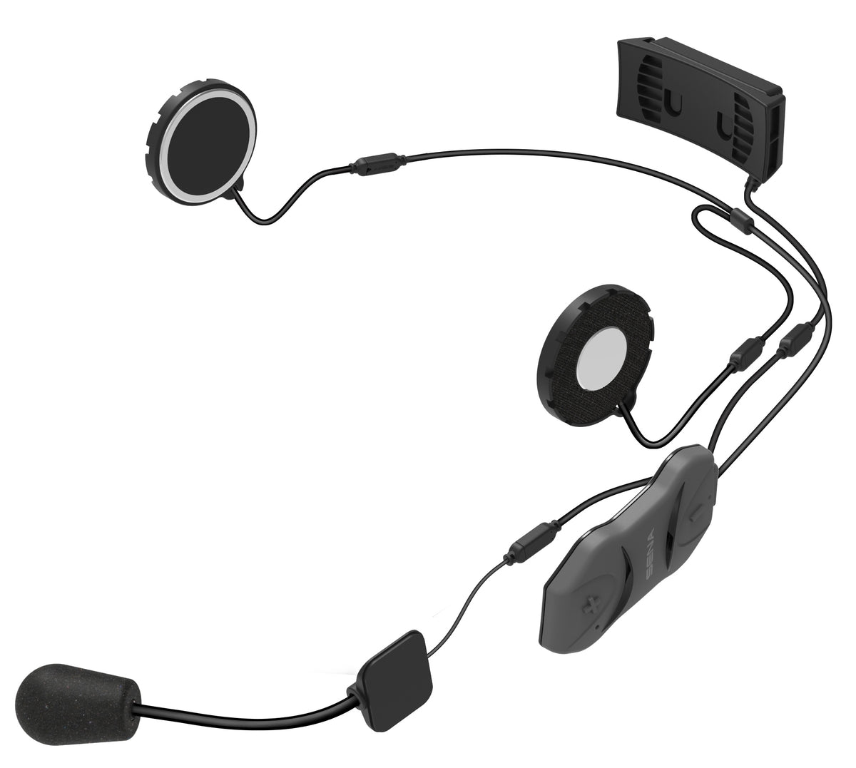 SENA 10R Low Profile Bluetooth Headset with Intercom and Remote Control