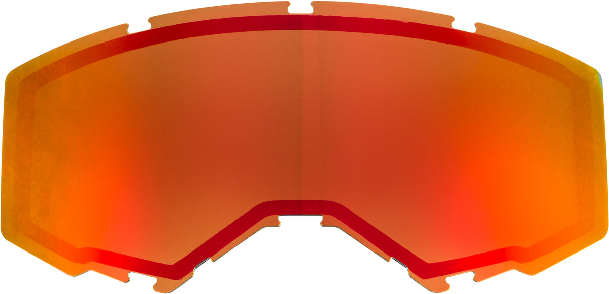 Fly Racing Dual Lens with Red Mirror and Brown Tints for Snow Adventures - Part FLB-017