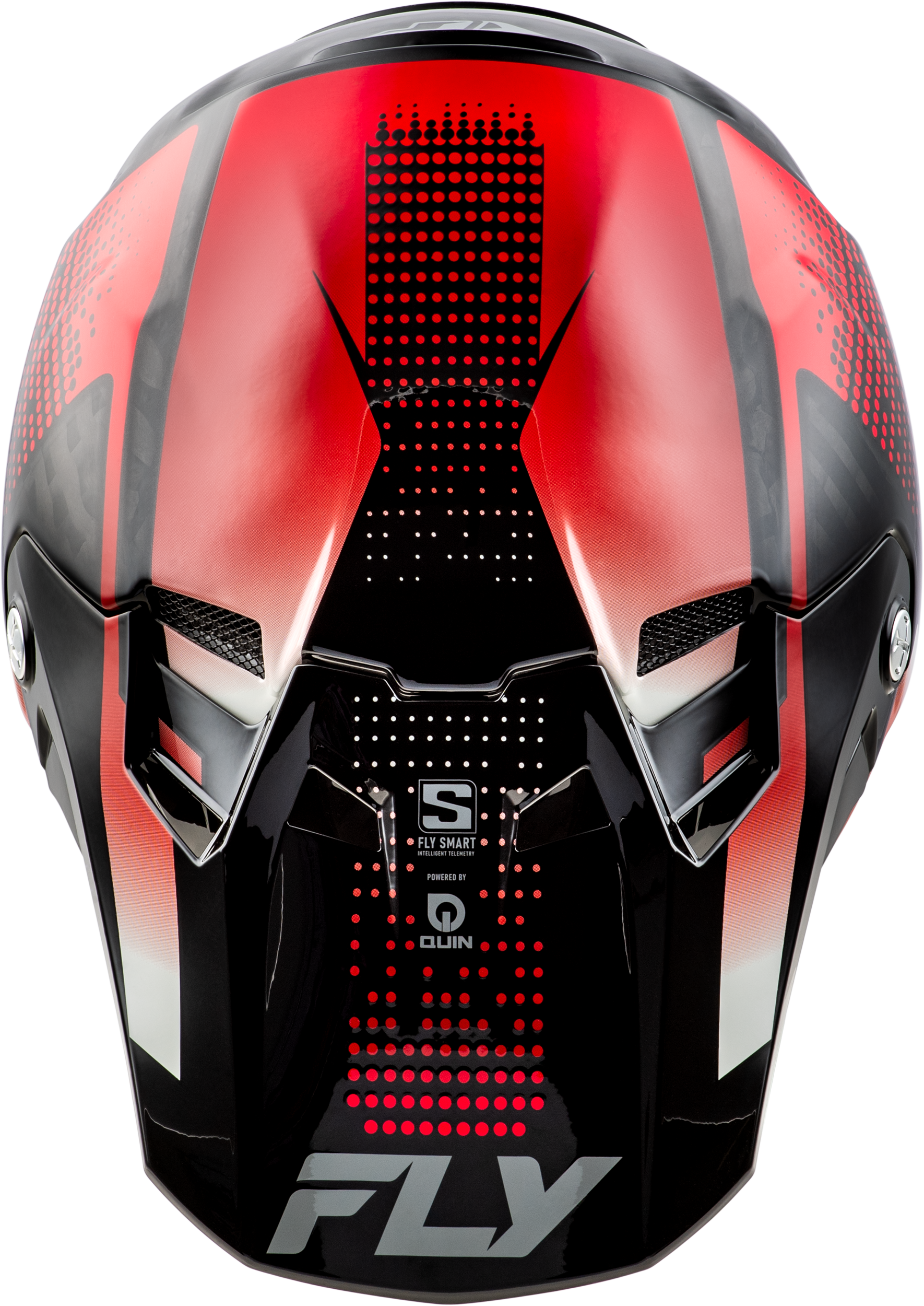 Fly Racing Formula S Carbon Protocol Helmet Black Carbon/Red X-Large – Offroad Full-Face Helmet with Advanced Safety and Connectivity Features