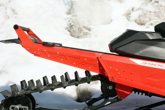 ZBROZ Rear Bumper for Lynx Shredder 3900 Series - Red, Part K40-0823554-02