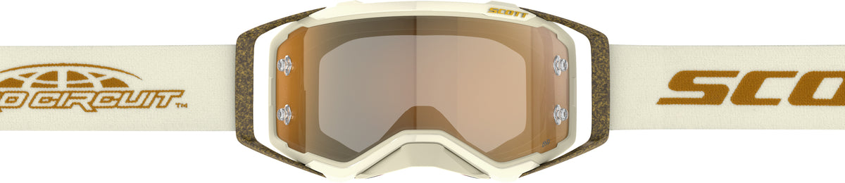SCOTT Prospect Pro Circuit Offroad Goggles with Gold Lens and No-Fog Technology