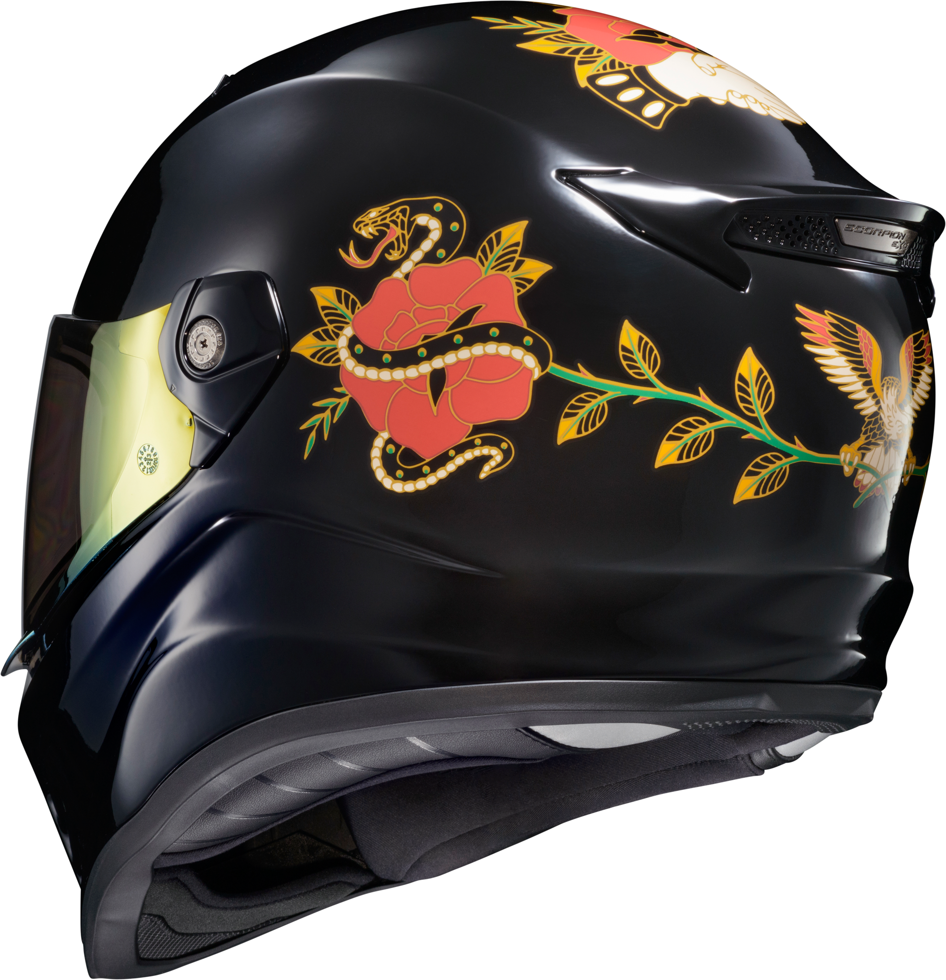 ScorpionEXO Covert FX Full Face Helmet in Black, X-Large – Stylish and High-Performance Street Motorcycle Helmet