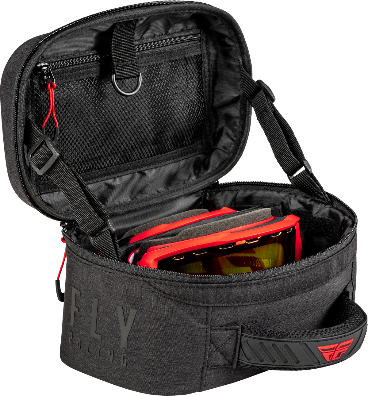 Fly Racing Dual Goggle Case Black - Snow Gear Storage and Protection