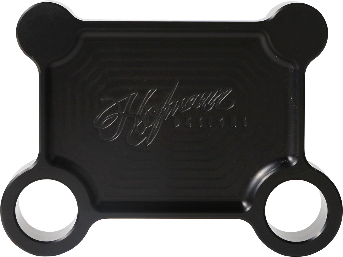 Hofmann Designs HDB-1017B Black Billet Pull Back Plate for Batwing Fairings