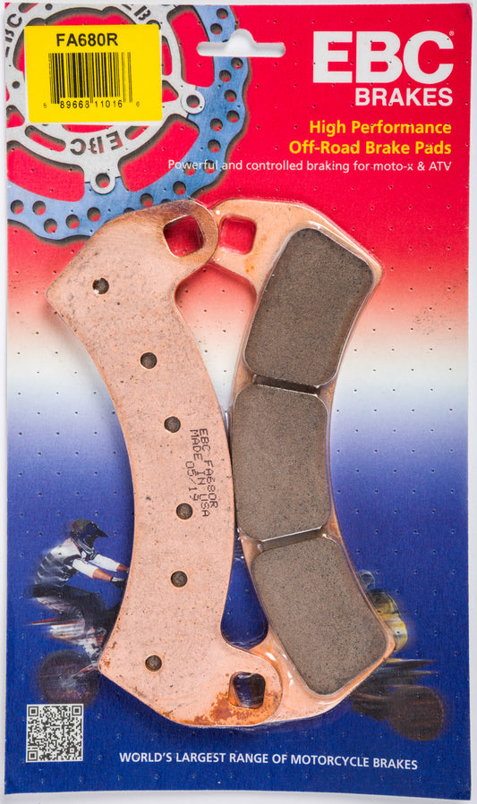 EBC FA680R Sintered R Series Brake Pads for Polaris RZR XP Turbo EPS