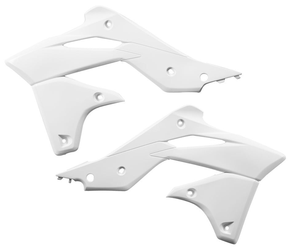 ACERBIS Radiator Shrouds for Kawasaki KX250F – White, Front Replacement Body Part