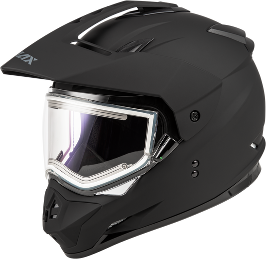 GMAX GM-11S Snow Helmet with Electric Shield - Matte Black, Medium