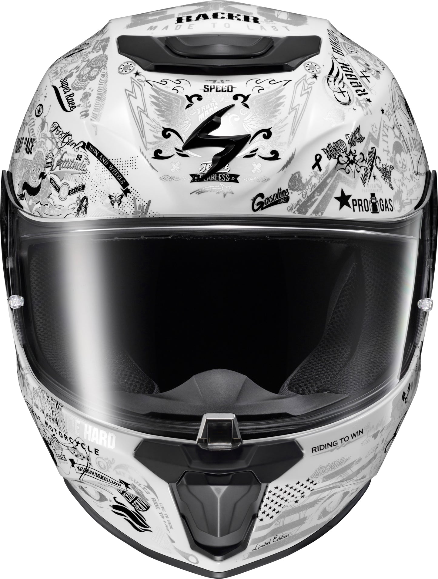 SCORPION EXO R330 Full Face Helmet - White, Small