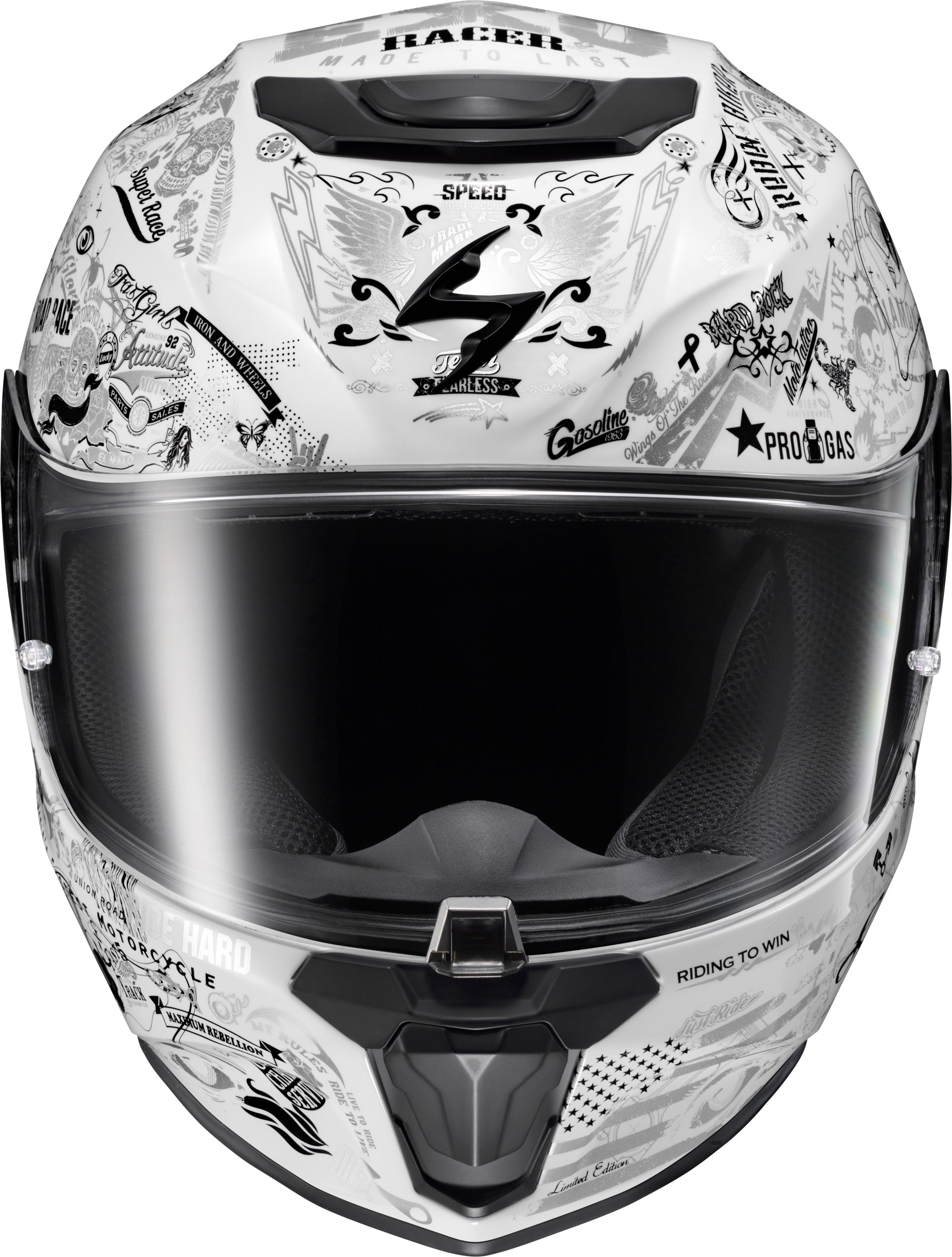 SCORPION EXO R330 Full Face Helmet - White, Small