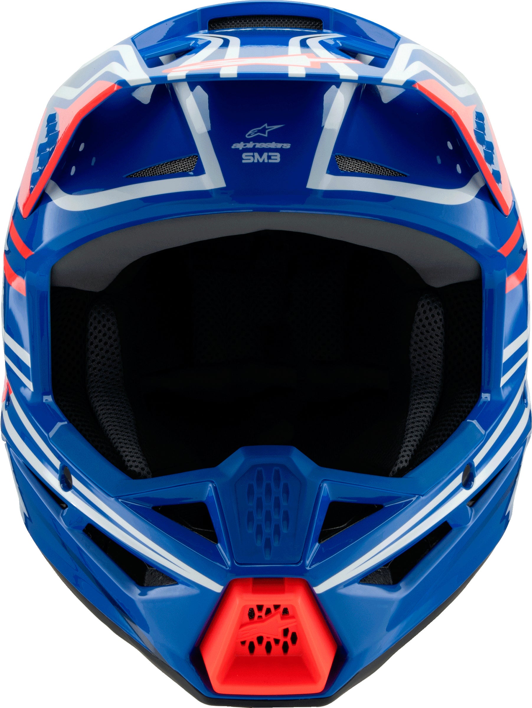 Alpinestars SM3 Youth Wurx Off-Road Helmet – Youth Small, Blue/Red/White/Black