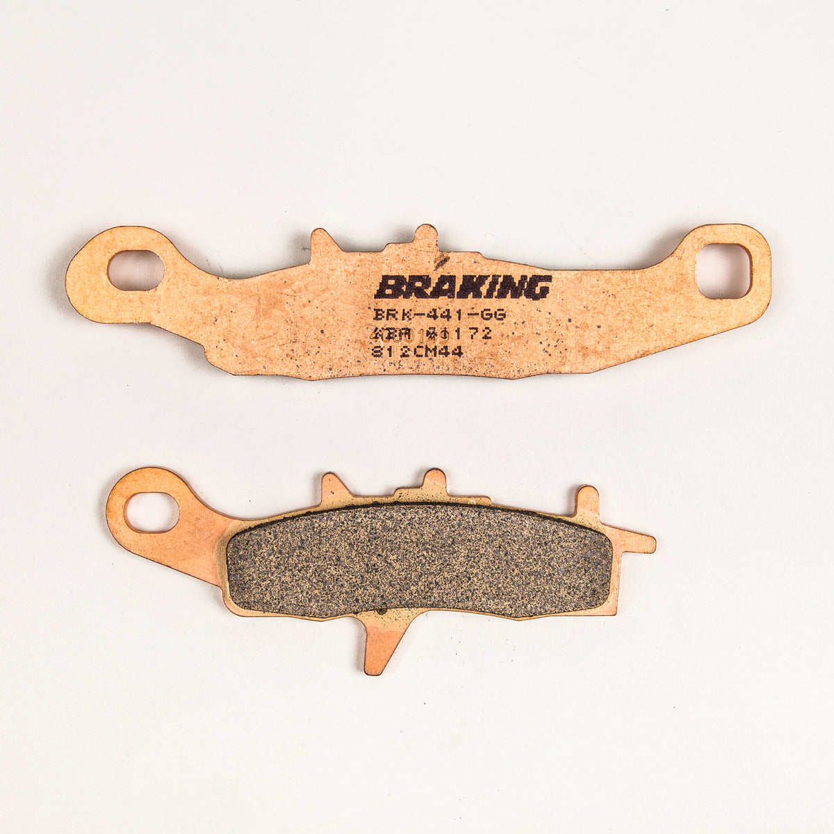 BRAKING Front Sintered Metal Brake Pad Set for Kawasaki KX85 and Prairie 4X4 - Part #812CM44