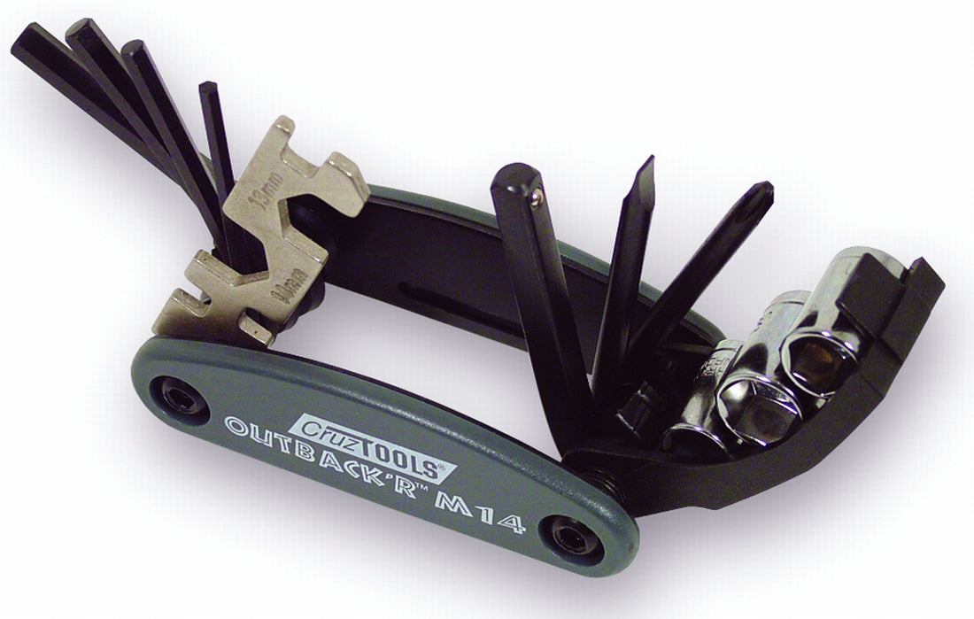 CRUZ TOOLS Outback'r Metric Tool Set OM14 – Compact Multi-Tool for Motorcycles, UTVs, ATVs, PWC, and Snowmobiles