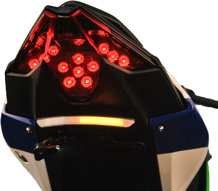 NEW RAGE CYCLES Fender Eliminator Tucked Kawasaki – Model N500-FE-T-SE