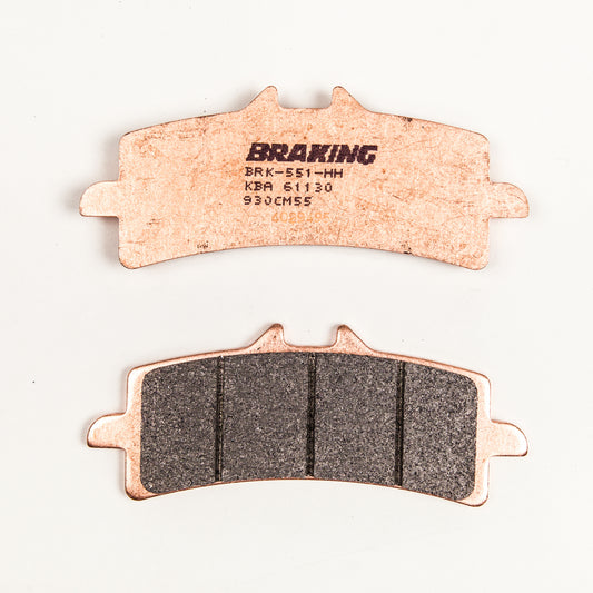BRAKING Part 930CM55 Front Sintered Metal Brake Pads for Street & Off-Road Vehicles