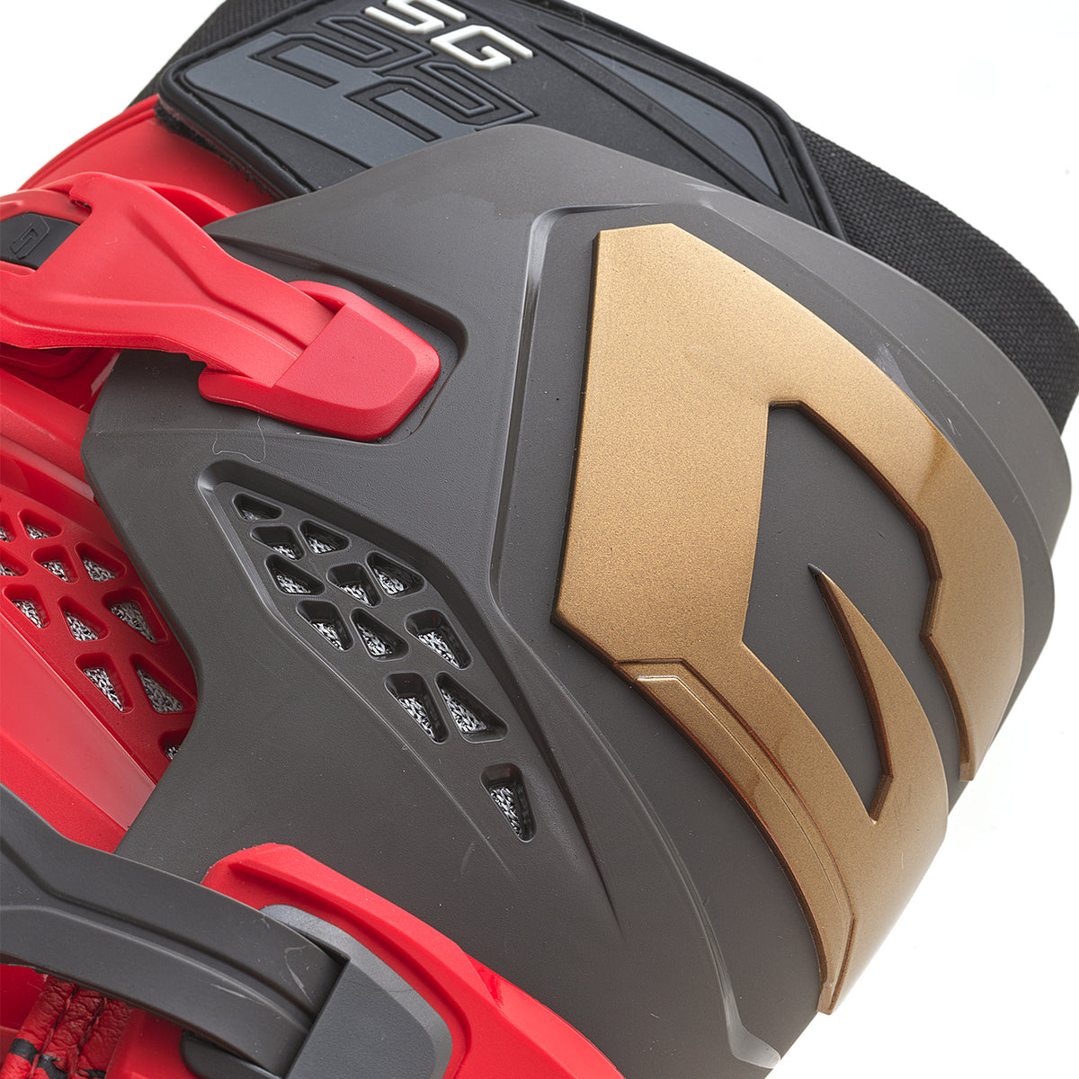 Gaerne SG-22 Magma Offroad Boots in Red, Black & Gold Size 9