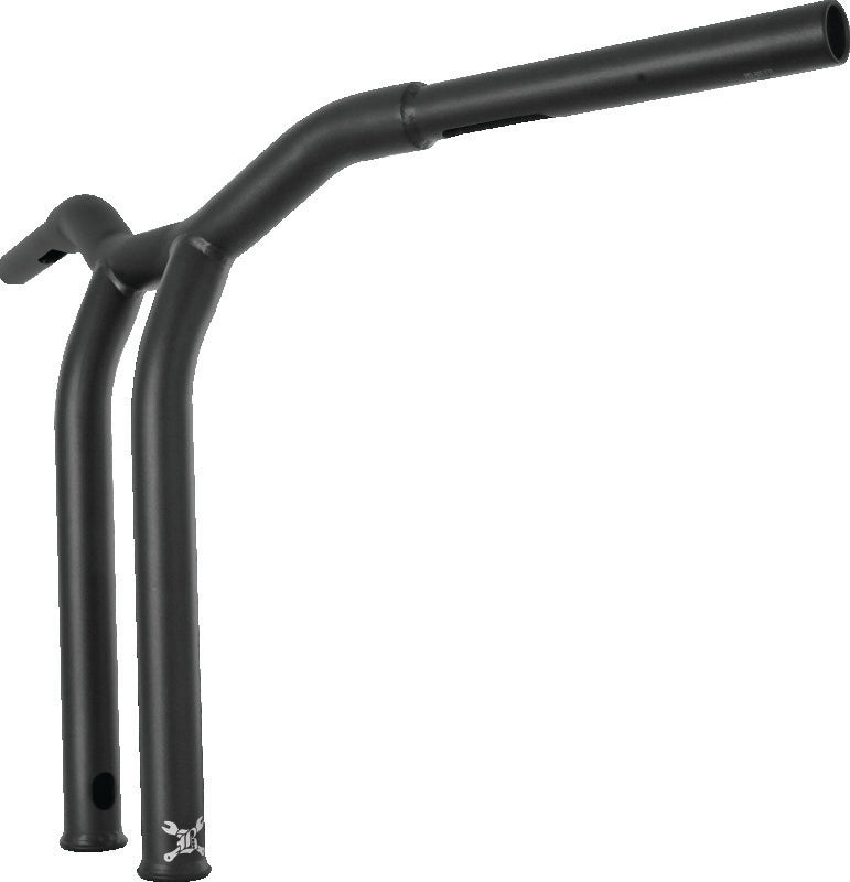 Burly Brand Dominator Raked Bar 14in - Matte Black
