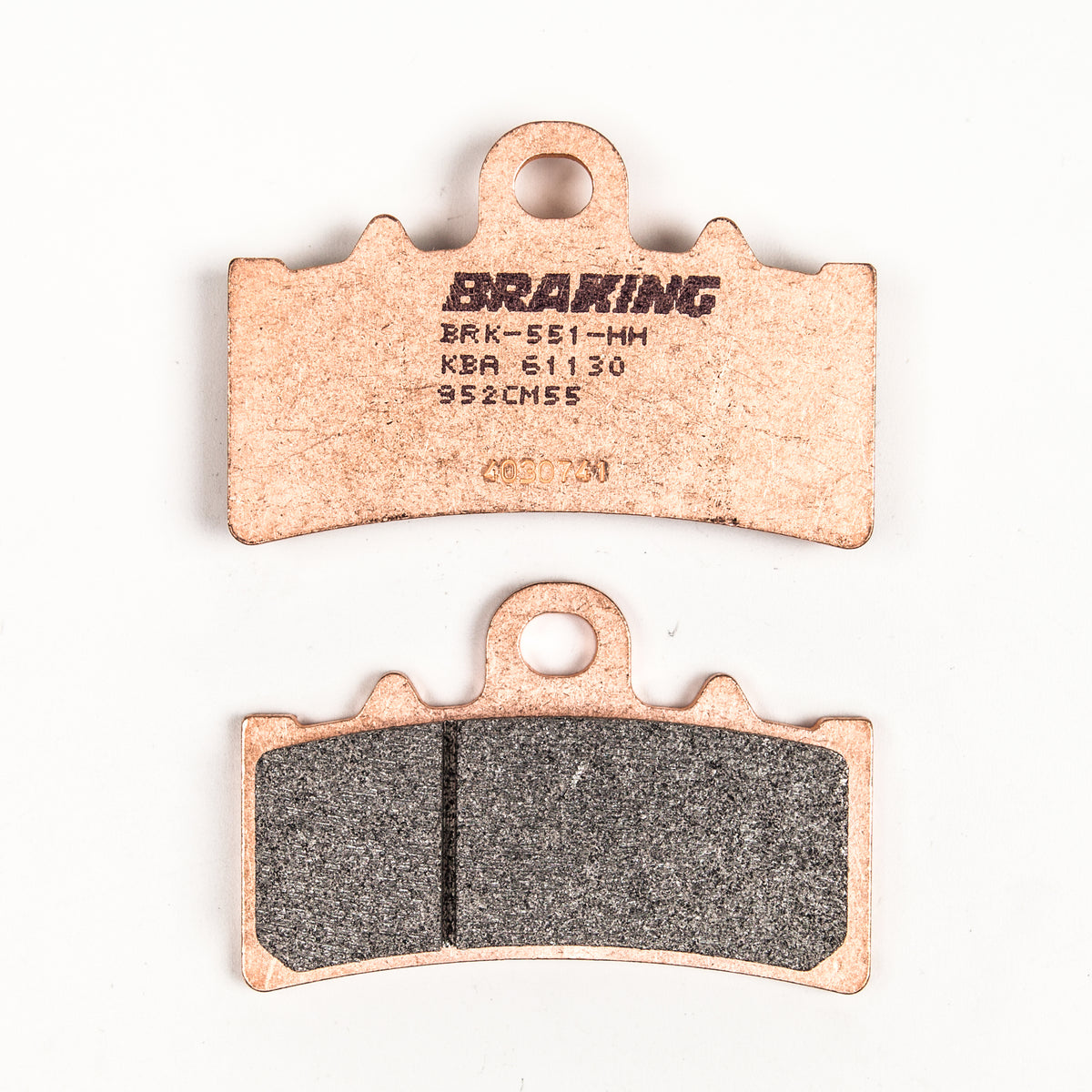 BRAKING Part Number 952CM55 Sintered Sport Rear Brake Pad Set for KTM and BMW Motorcycles
