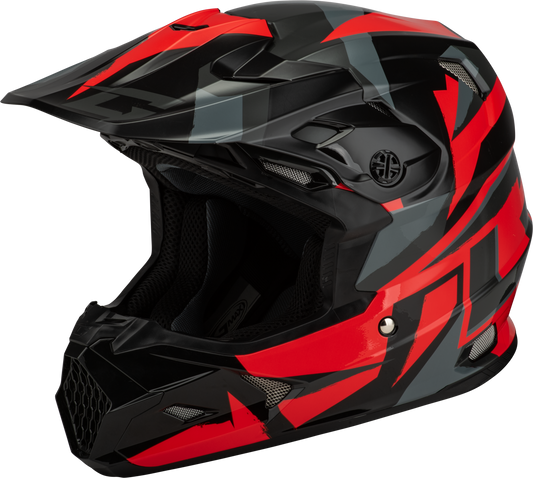 GMAX MX-96 Off-Road Helmet Black/Red X-Small - Lightweight and Ventilated with MIPS Safety System