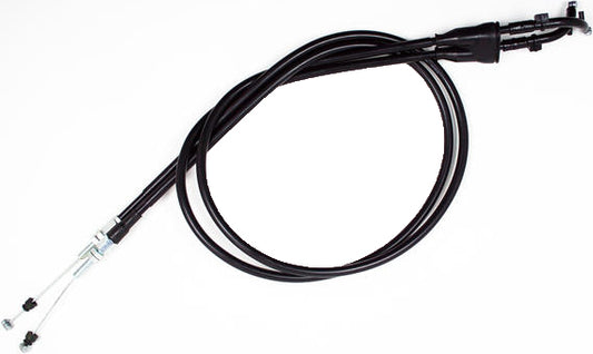 MOTION PRO Black Vinyl Throttle Push Pull Cable Set for Yamaha Offroad Motorcycles
