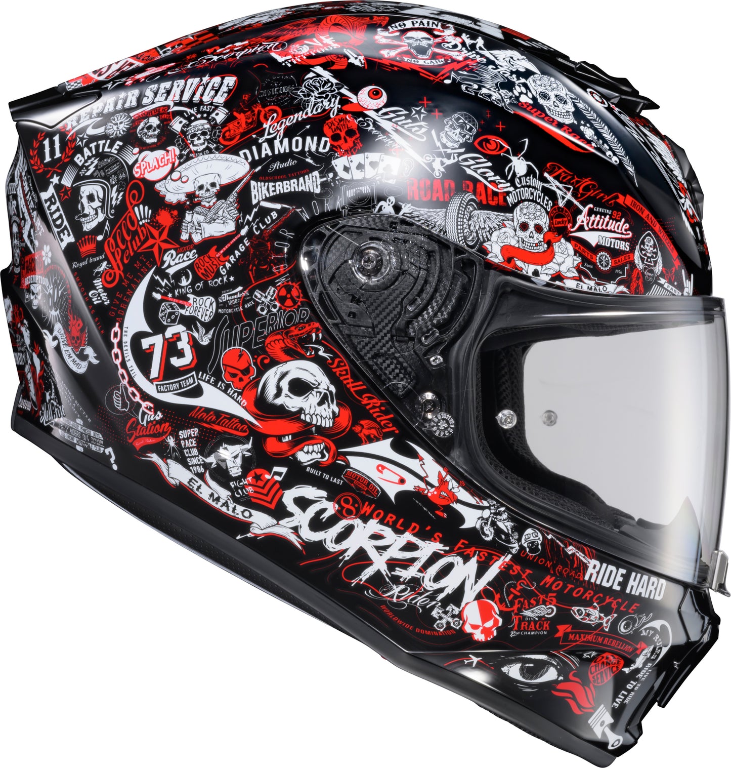 Scorpion EXO Exo R330 Full Face Helmet - Red, Medium