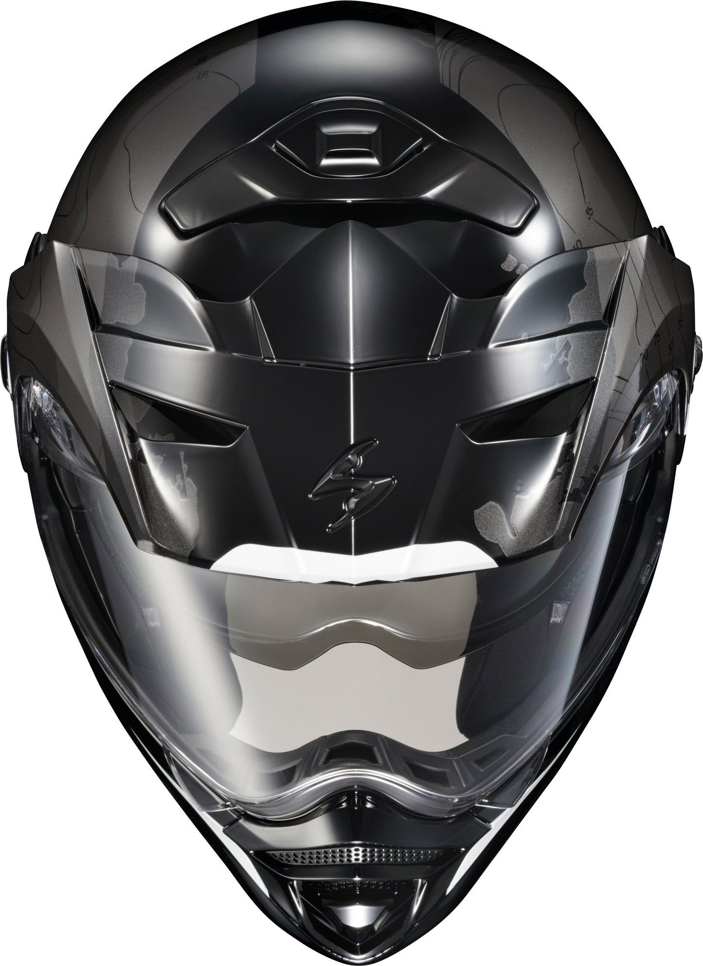 ScorpionEXO Exo-AT960 Modular Helmet Black/White Large for Adventure and Street Riding