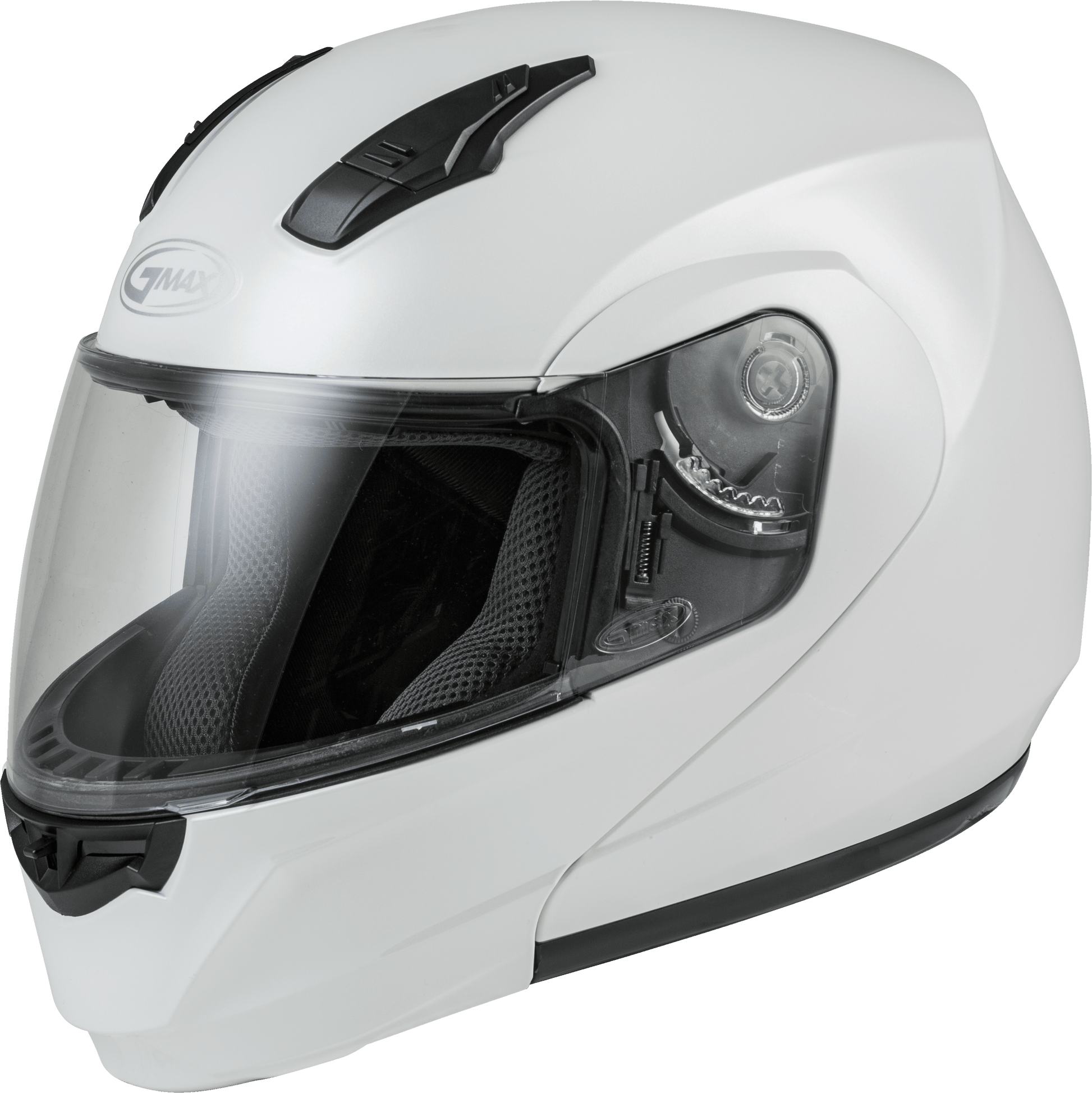GMAX MD-04 Modular Helmet Pearl White Small with DOT Approval and Advanced Ventilation