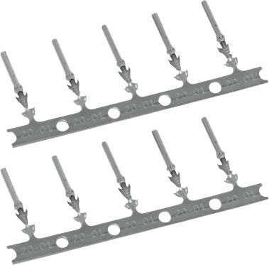 NAMZ CUSTOM CYCLE Deutsch DTM Series Connectors - 2 to 12-Position Male and Female Sockets, Black