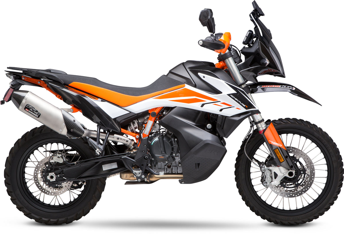 Yoshimura RS-4 Slip-On Stainless Steel Exhaust for Husqvarna Norden 901 and KTM Adventure Models