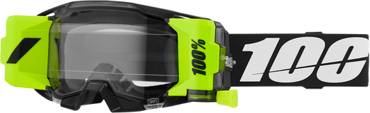 100-Percent Armatic Forecast Goggle with Clear Lens - Black Offroad Eyewear