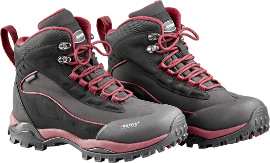 Baffin Women's Hike Winter Boots Black/Sangria US 10 – High-Performance Snow Footwear