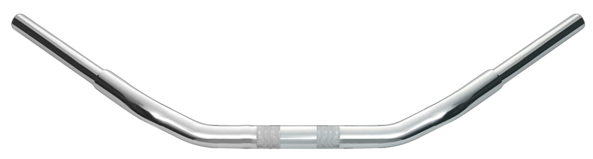 Wild 1 Chubby Savage Chrome Handlebars with 1-1/4" Mounting - V-Twin Motorcycle Controls