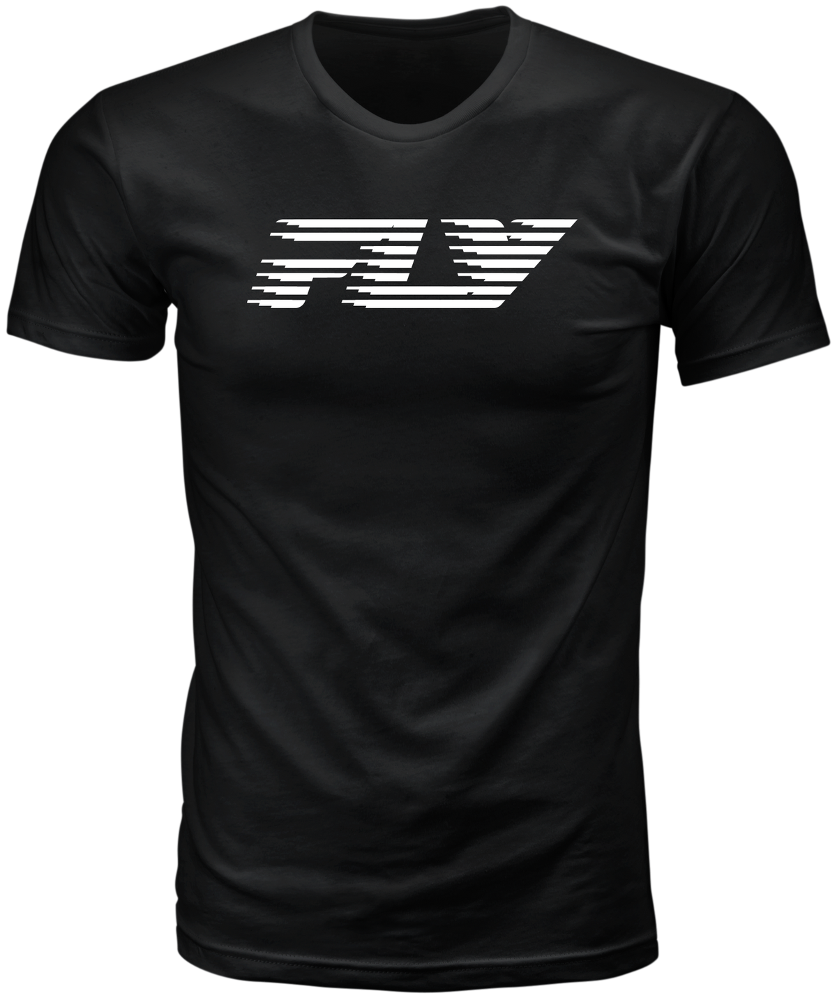Fly Racing Fast Tee Black Small - Short Sleeve Performance Shirt